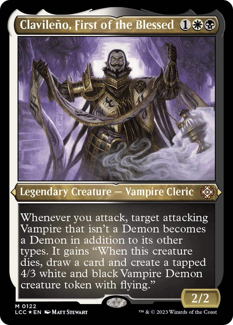 Clavileño, First of the Blessed (LCC-122) - The Lost Caverns of Ixalan Commander Foil | Grognard Games
