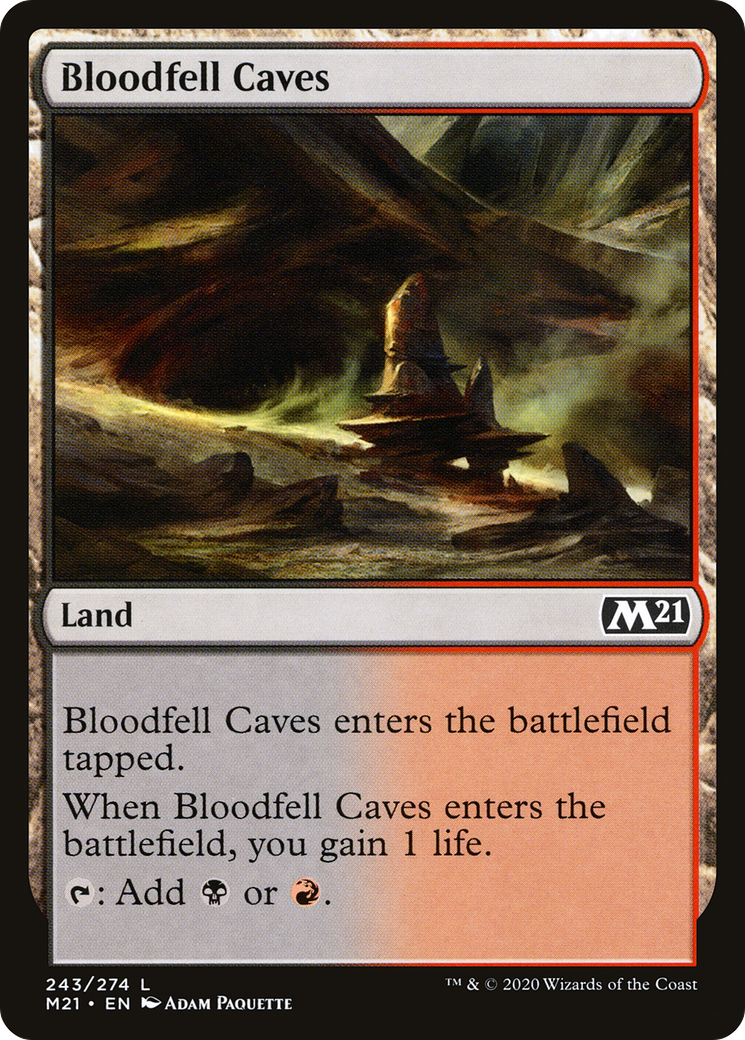 Bloodfell Caves [Core Set 2021] | Grognard Games