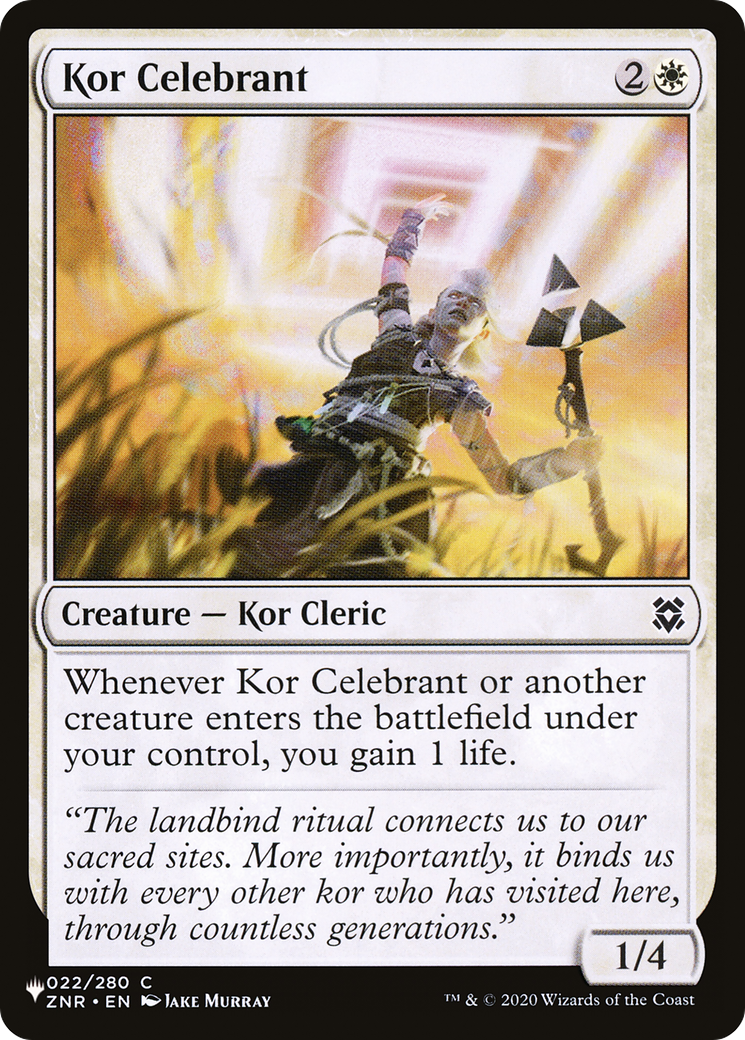 Kor Celebrant [The List] | Grognard Games
