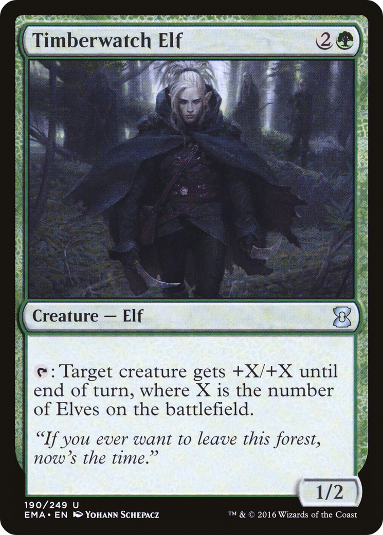 Timberwatch Elf [Eternal Masters] | Grognard Games