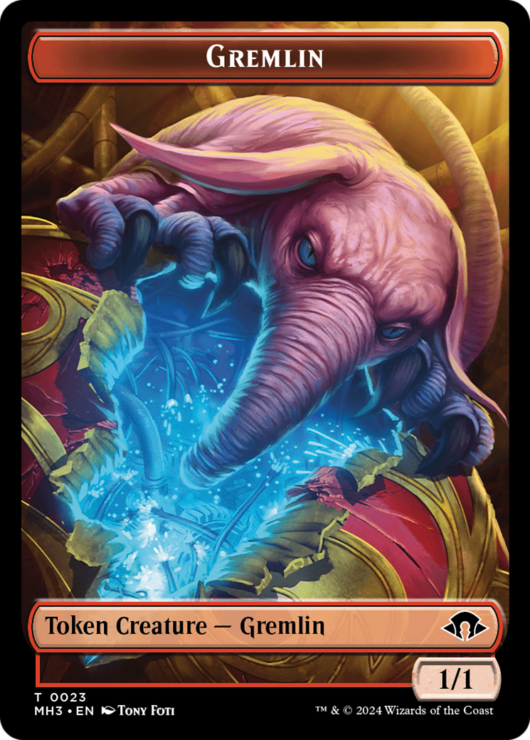 Gremlin // Energy Reserve Double-Sided Token [Modern Horizons 3 Tokens] | Grognard Games