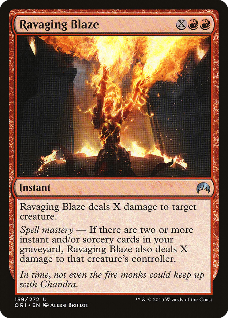 Ravaging Blaze [Magic Origins] | Grognard Games