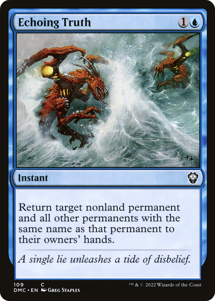Echoing Truth [Dominaria United Commander] | Grognard Games