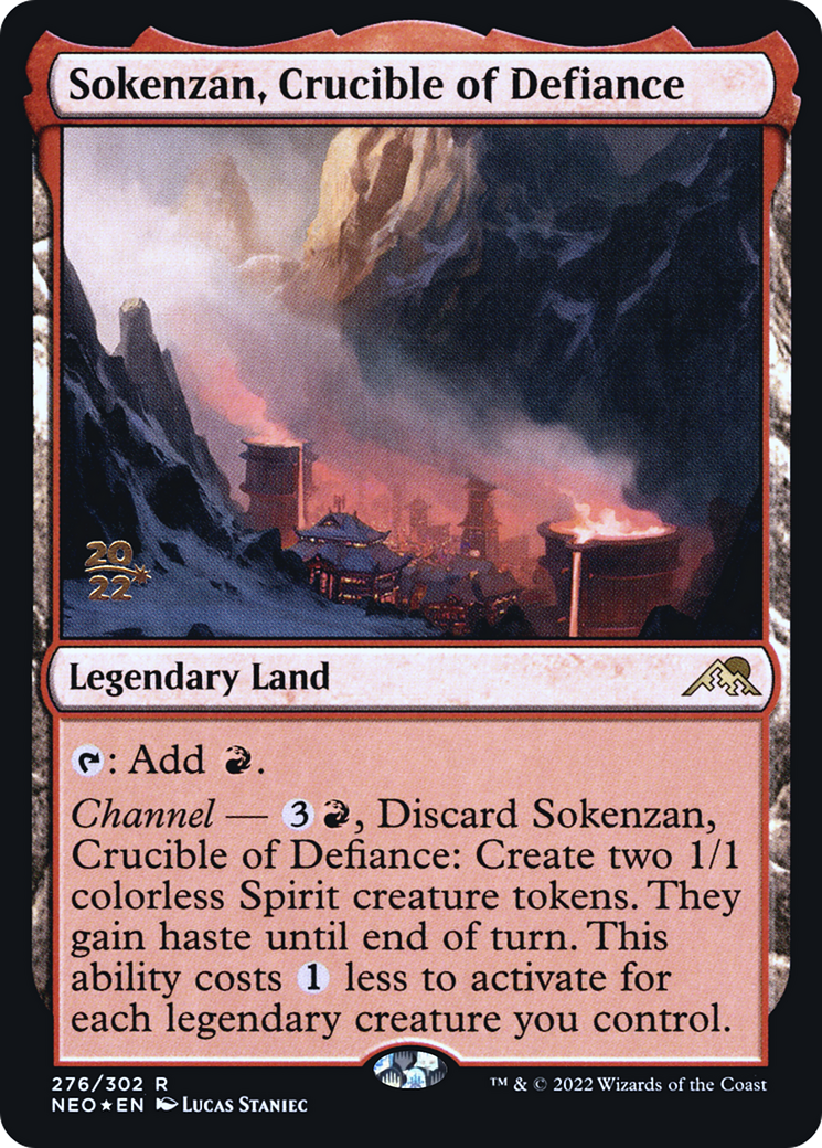 Sokenzan, Crucible of Defiance [Kamigawa: Neon Dynasty Prerelease Promos] | Grognard Games