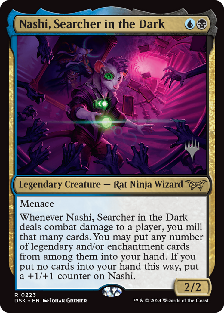 Nashi, Searcher in the Dark (Promo Pack) [Duskmourn: House of Horror Promos] | Grognard Games