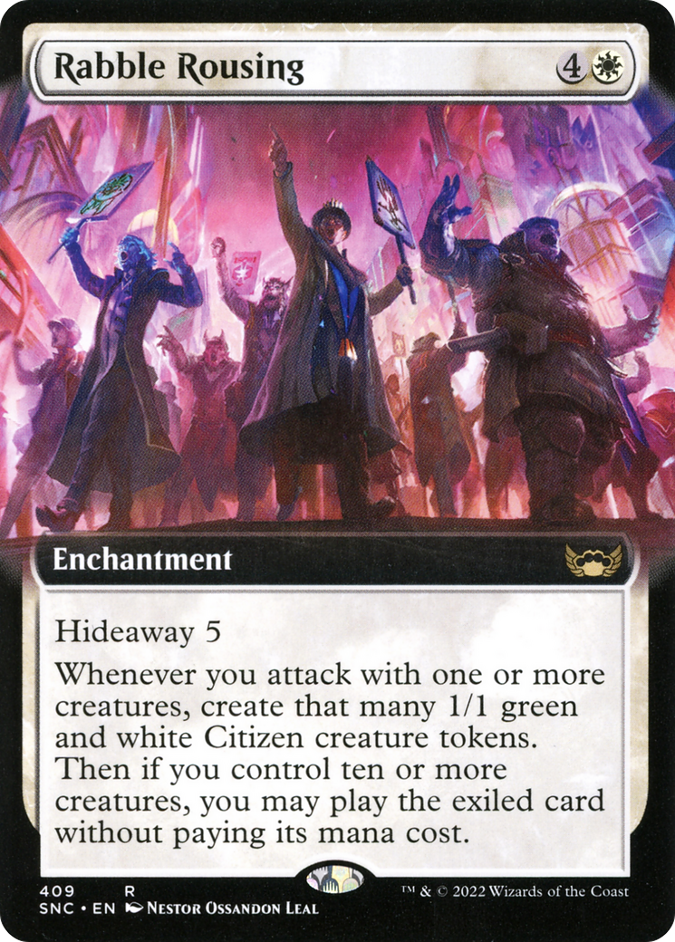 Rabble Rousing (Extended Art) [Streets of New Capenna] | Grognard Games