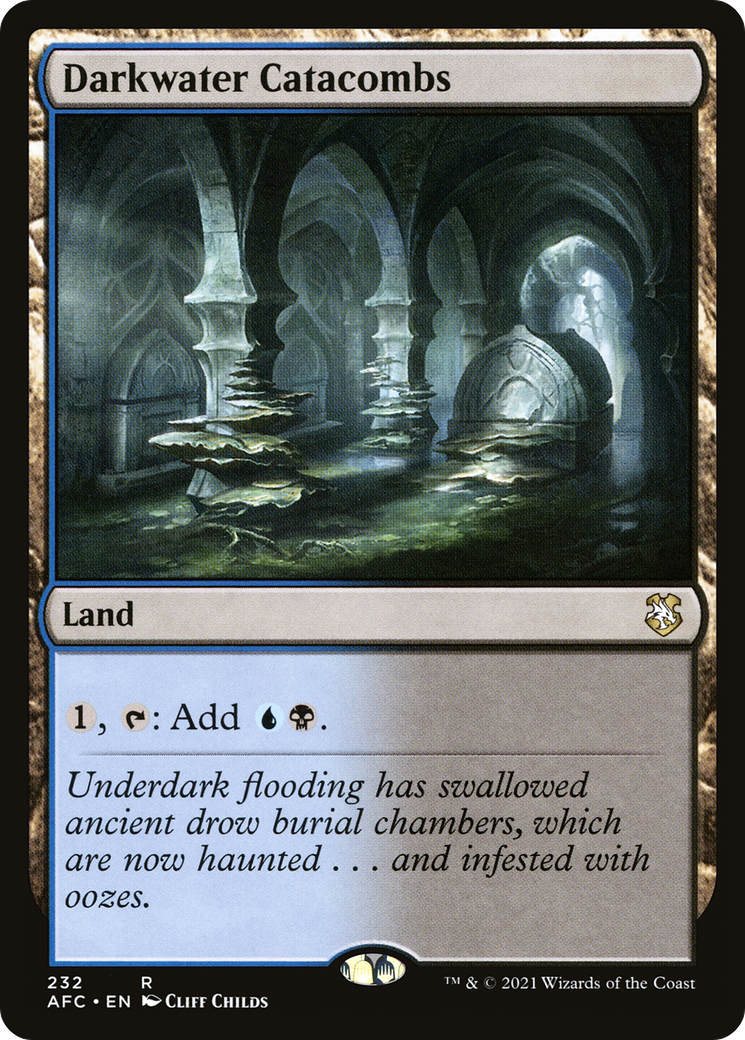 Darkwater Catacombs [Dungeons & Dragons: Adventures in the Forgotten Realms Commander] | Grognard Games