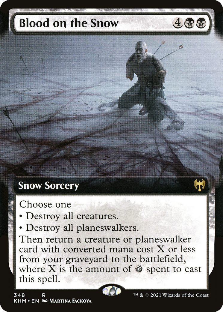 Blood on the Snow (Extended Art) [Kaldheim] | Grognard Games