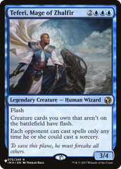 Teferi, Mage of Zhalfir [The List Reprints] | Grognard Games