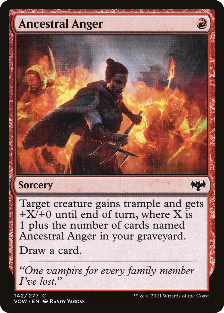 Ancestral Anger [Innistrad: Crimson Vow] | Grognard Games