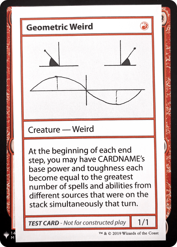 Geometric Weird [Mystery Booster Playtest Cards] | Grognard Games