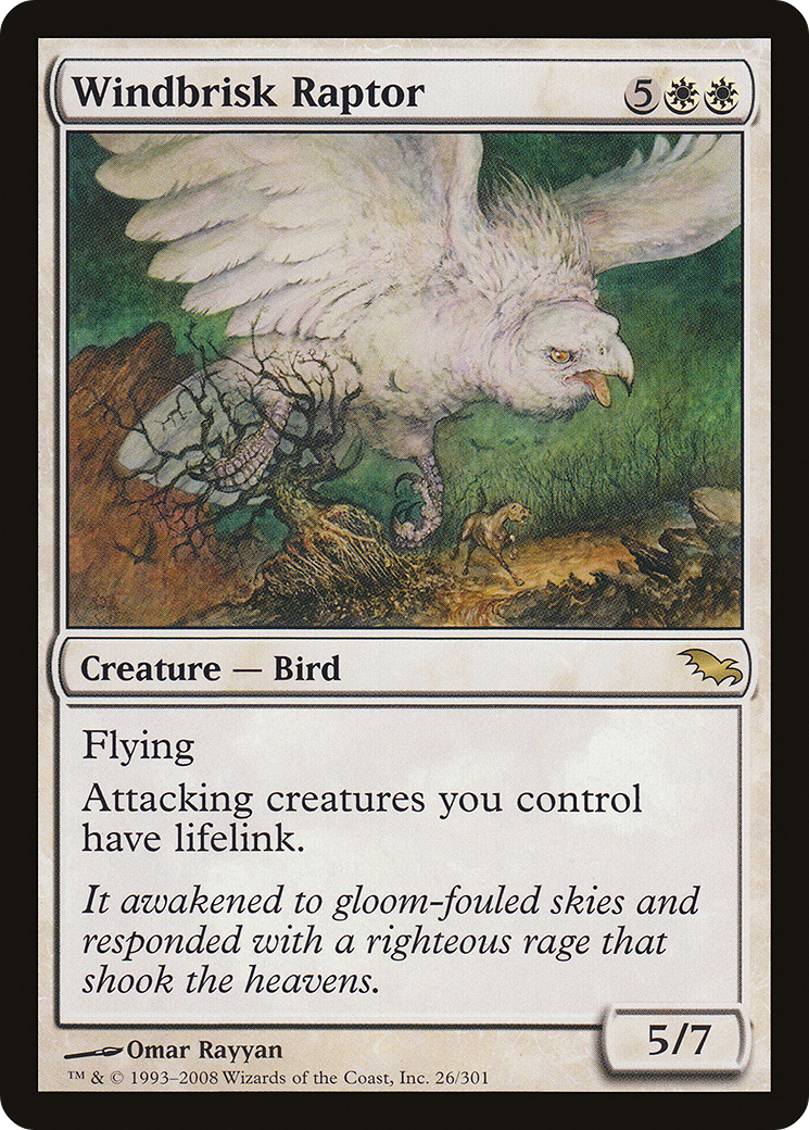 Windbrisk Raptor [Shadowmoor] | Grognard Games
