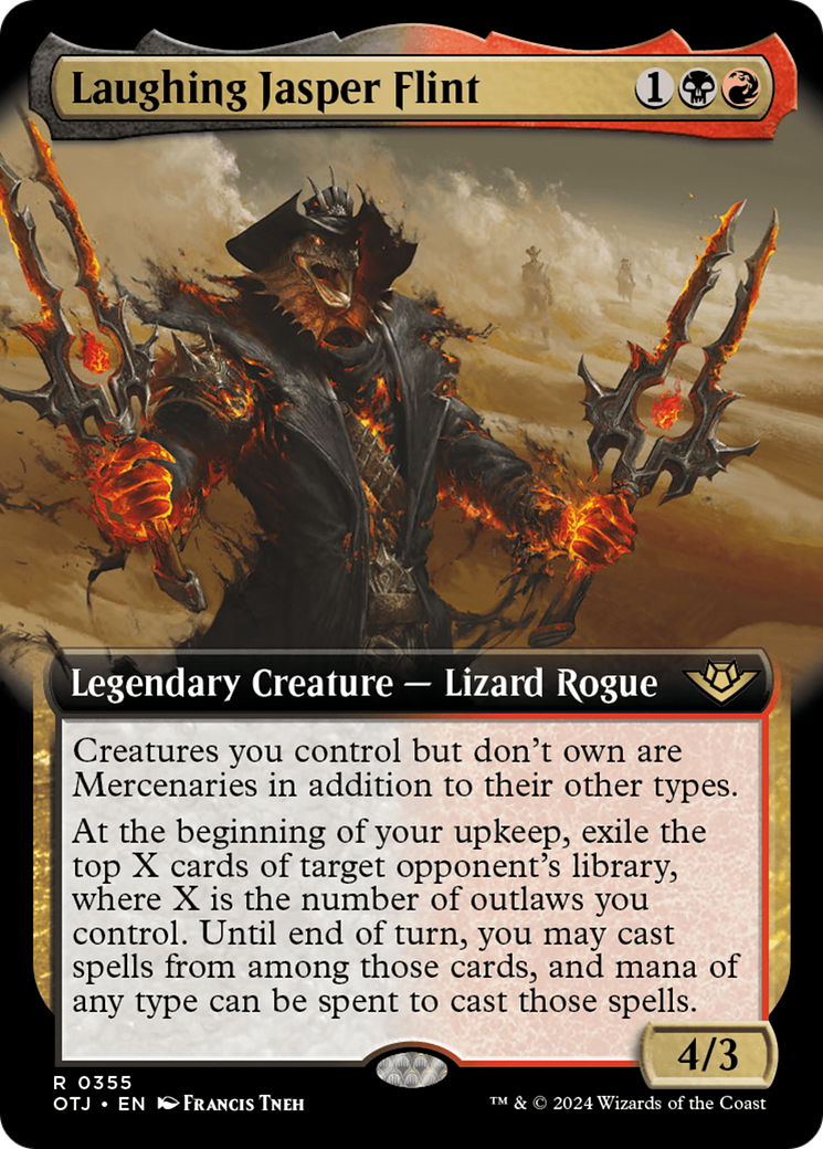 Laughing Jasper Flint (Extended Art) [Outlaws of Thunder Junction] | Grognard Games