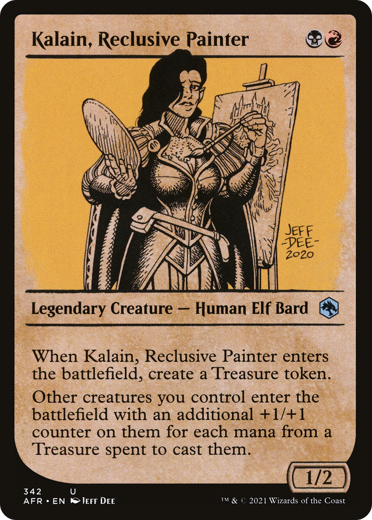 Kalain, Reclusive Painter (Showcase) [Dungeons & Dragons: Adventures in the Forgotten Realms] | Grognard Games