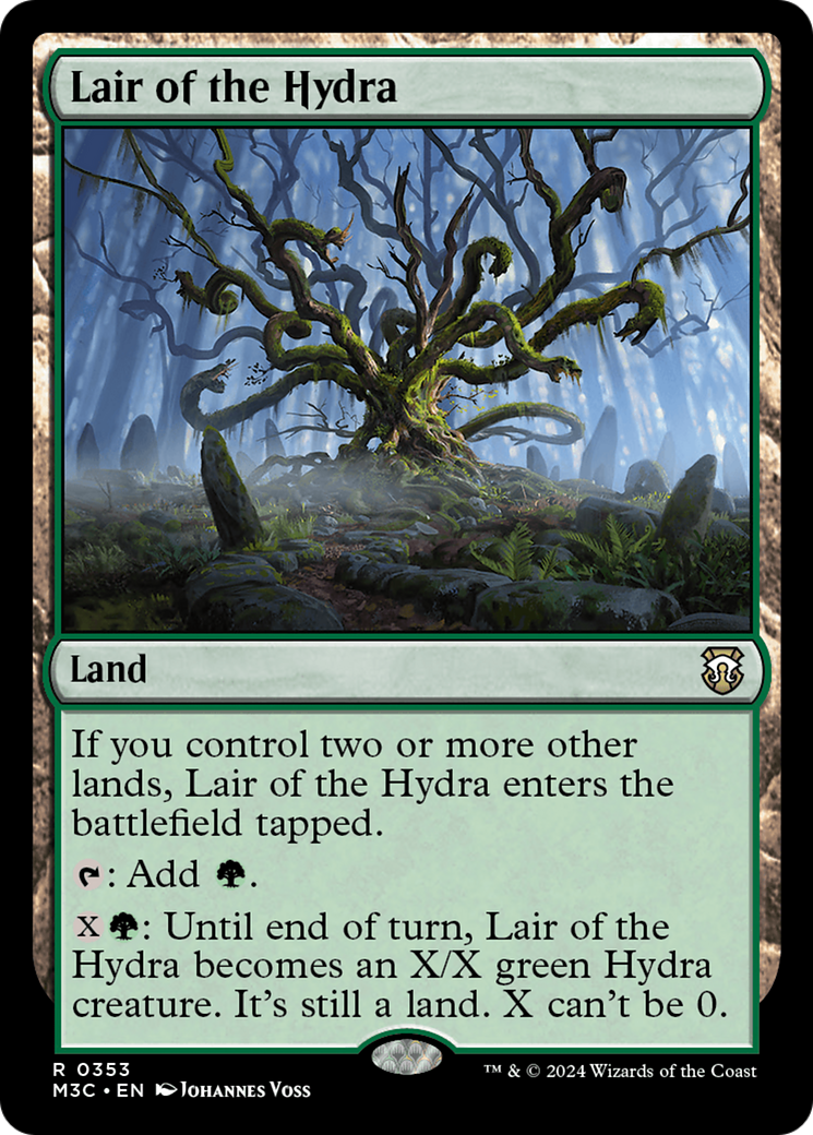 Lair of the Hydra (Ripple Foil) [Modern Horizons 3 Commander] | Grognard Games