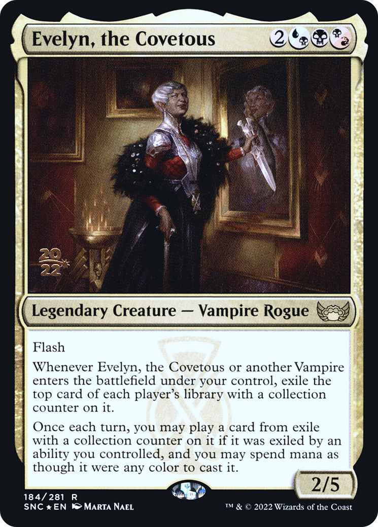 Evelyn, the Covetous [Streets of New Capenna Prerelease Promos] | Grognard Games