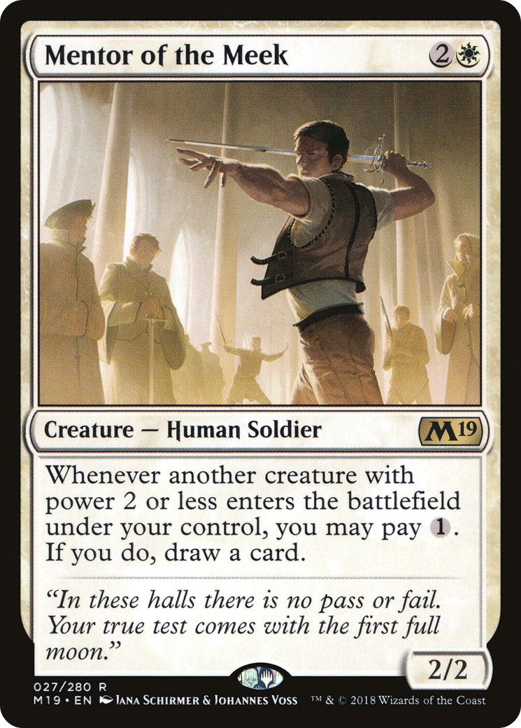 Mentor of the Meek [Core Set 2019] | Grognard Games