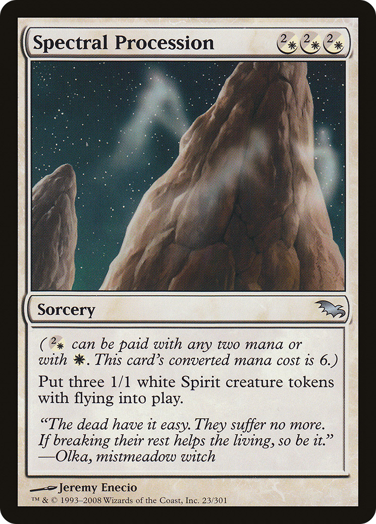 Spectral Procession [Shadowmoor] | Grognard Games