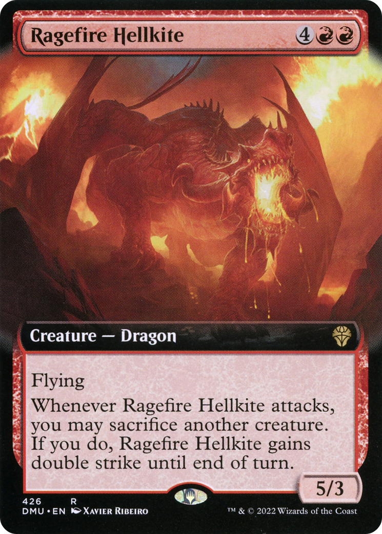 Ragefire Hellkite (Extended Art) [Dominaria United] | Grognard Games