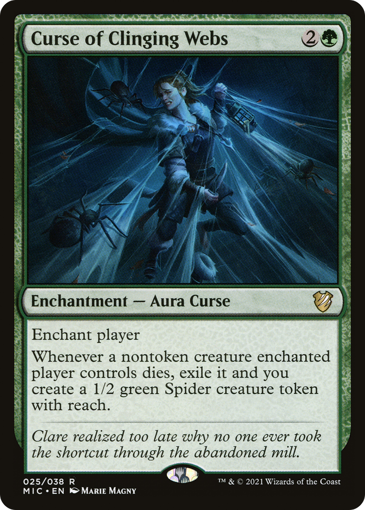 Curse of Clinging Webs [Innistrad: Midnight Hunt Commander] | Grognard Games