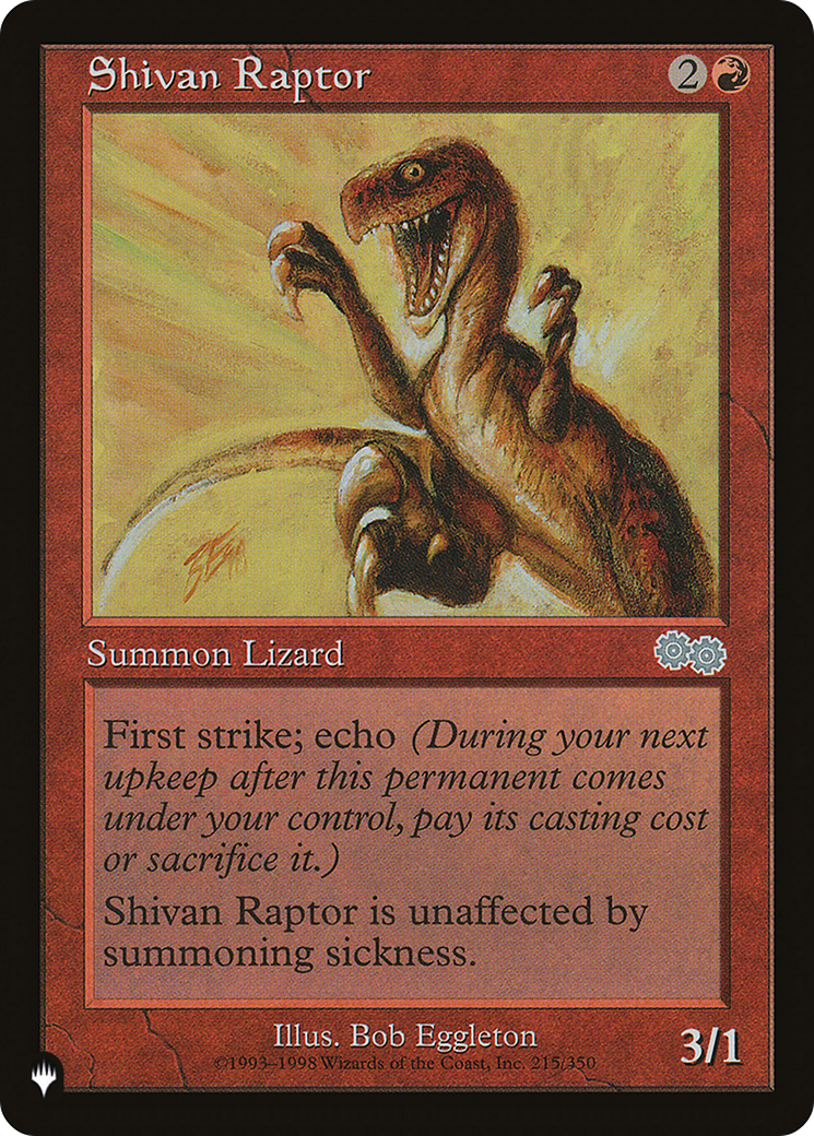 Shivan Raptor [The List Reprints] | Grognard Games