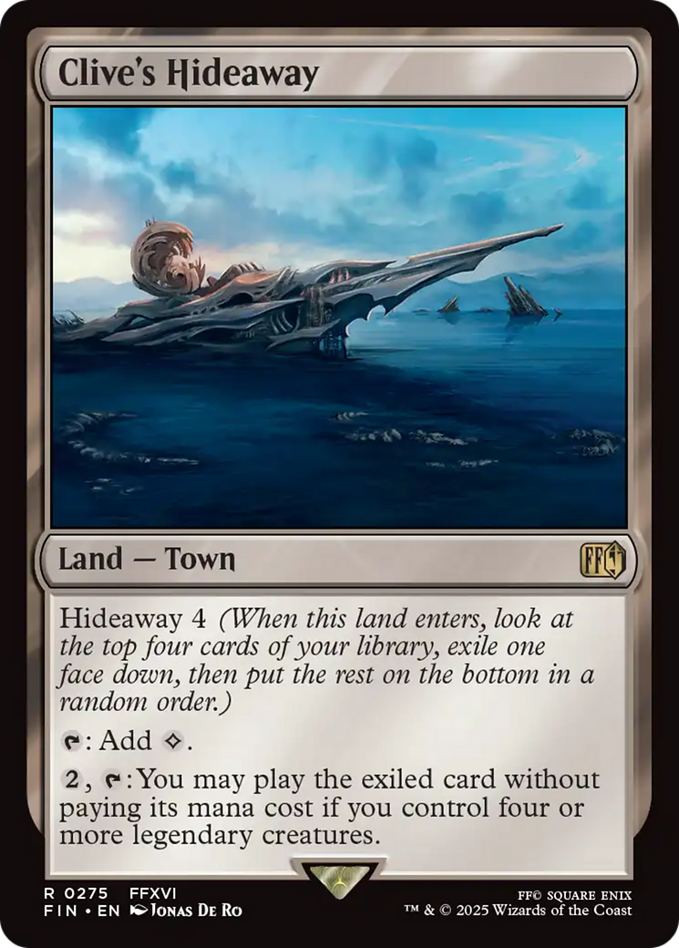Clive's Hideaway (FIN-275) - FINAL FANTASY Foil | Grognard Games