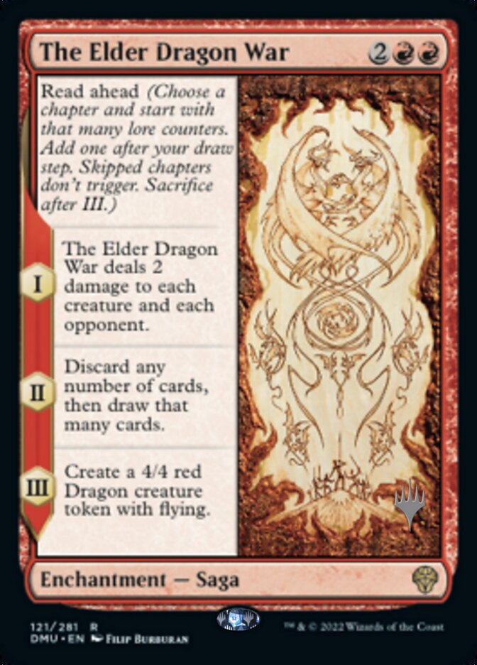 The Elder Dragon War (Promo Pack) [Dominaria United Promos] | Grognard Games