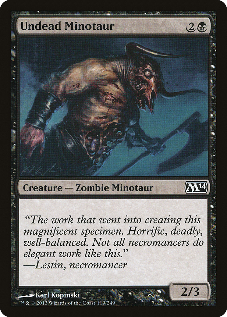 Undead Minotaur [Magic 2014] | Grognard Games