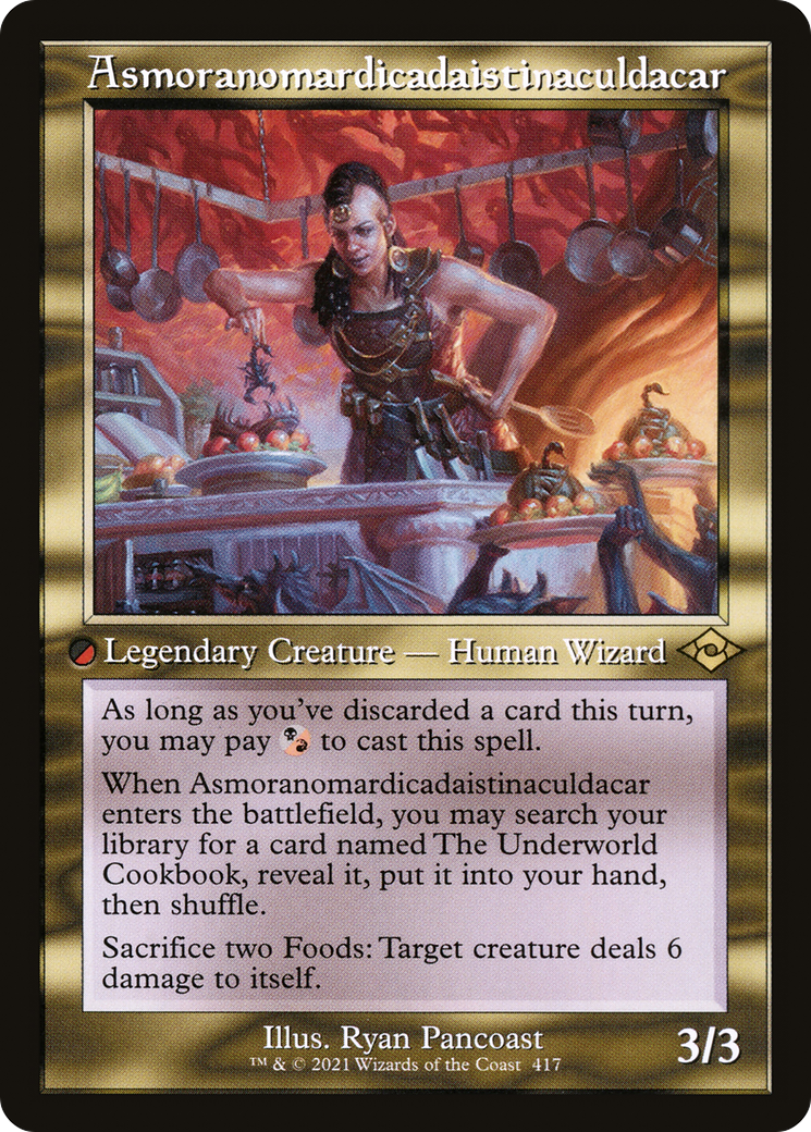 Asmoranomardicadaistinaculdacar (MH2-417) - Modern Horizons 2 Etched Foil | Grognard Games