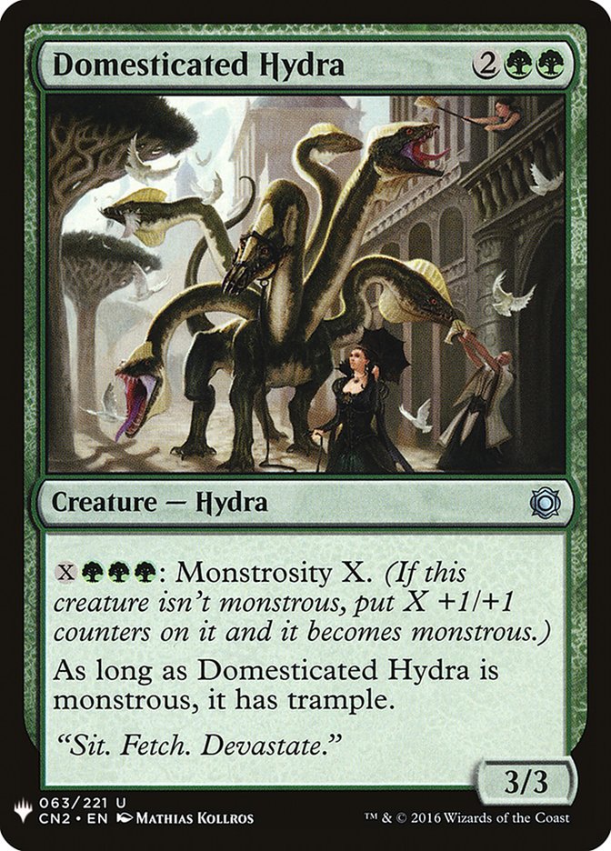 Domesticated Hydra [Mystery Booster] | Grognard Games