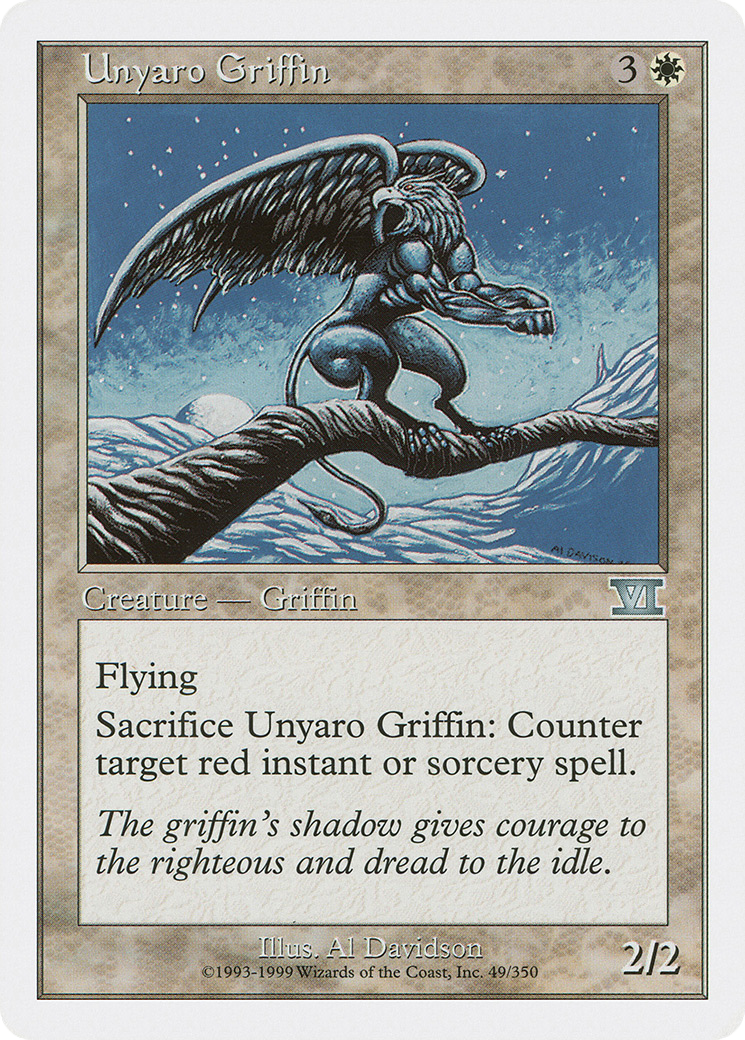 Unyaro Griffin [Classic Sixth Edition] | Grognard Games