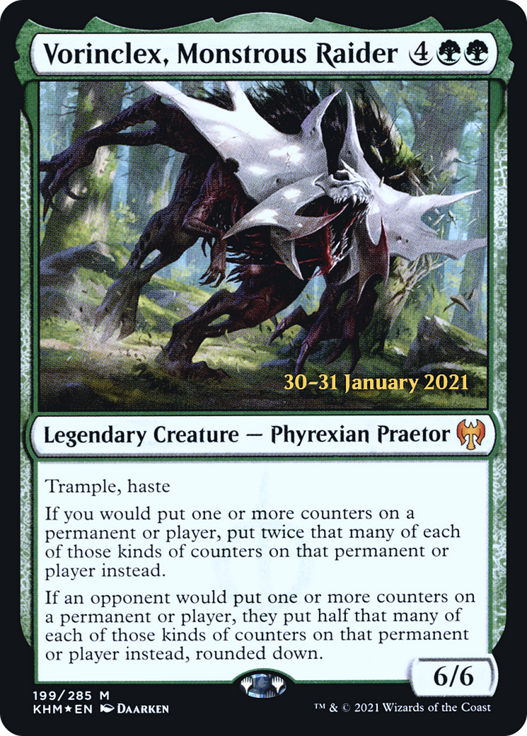 Vorinclex, Monstrous Raider [Kaldheim Prerelease Promos] | Grognard Games