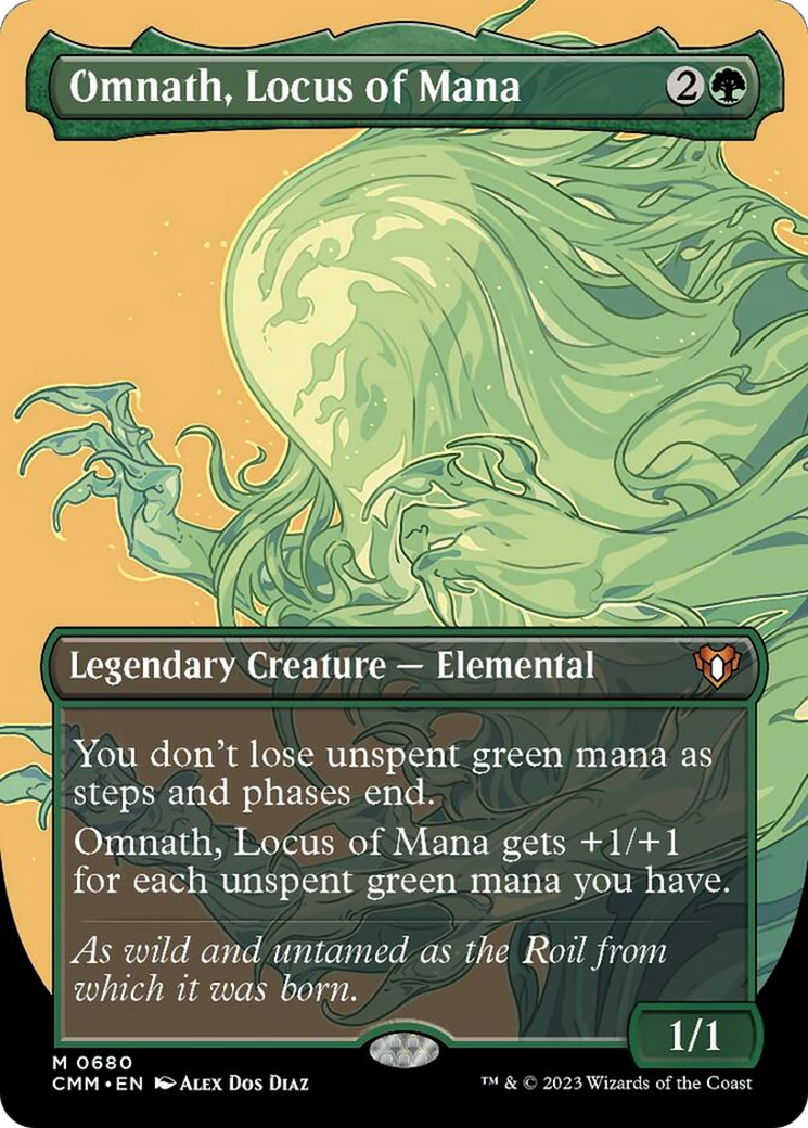 Omnath, Locus of Mana (Borderless Profile) [Commander Masters] | Grognard Games