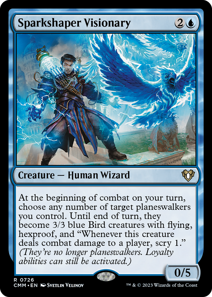 Sparkshaper Visionary [Commander Masters] | Grognard Games