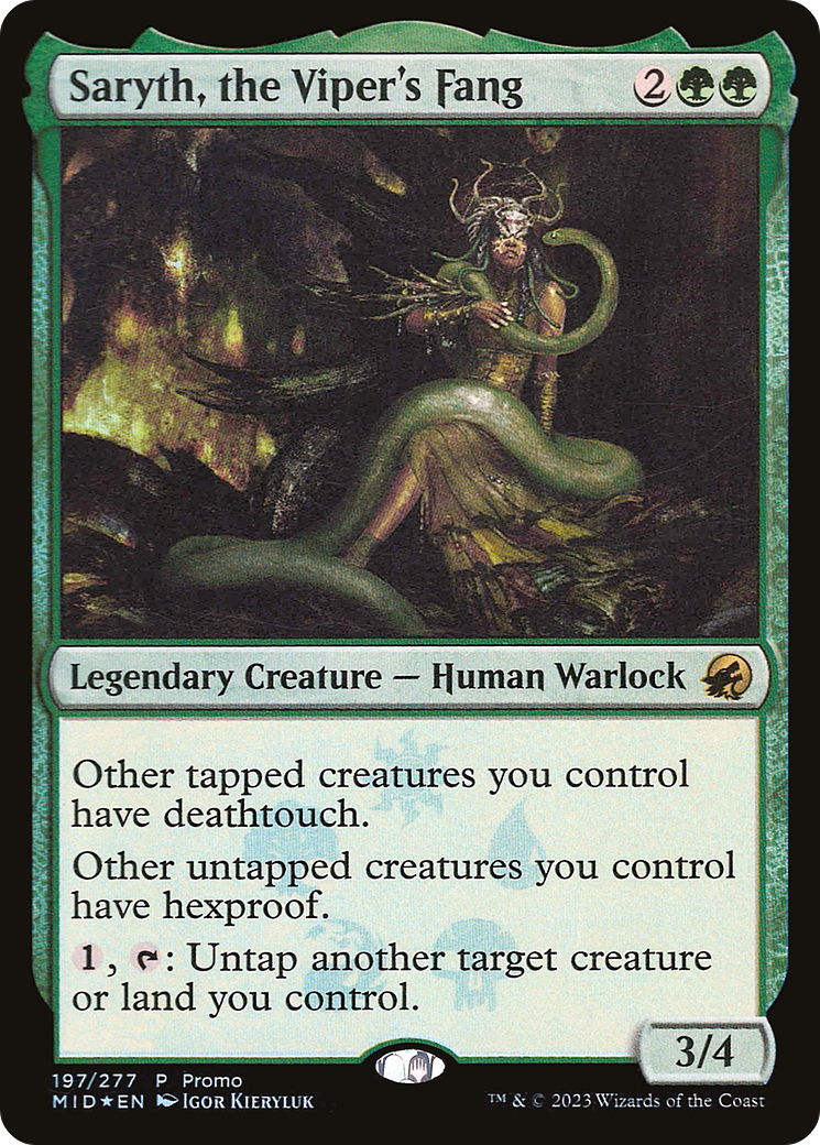 Saryth, the Viper's Fang [Media Promos] | Grognard Games