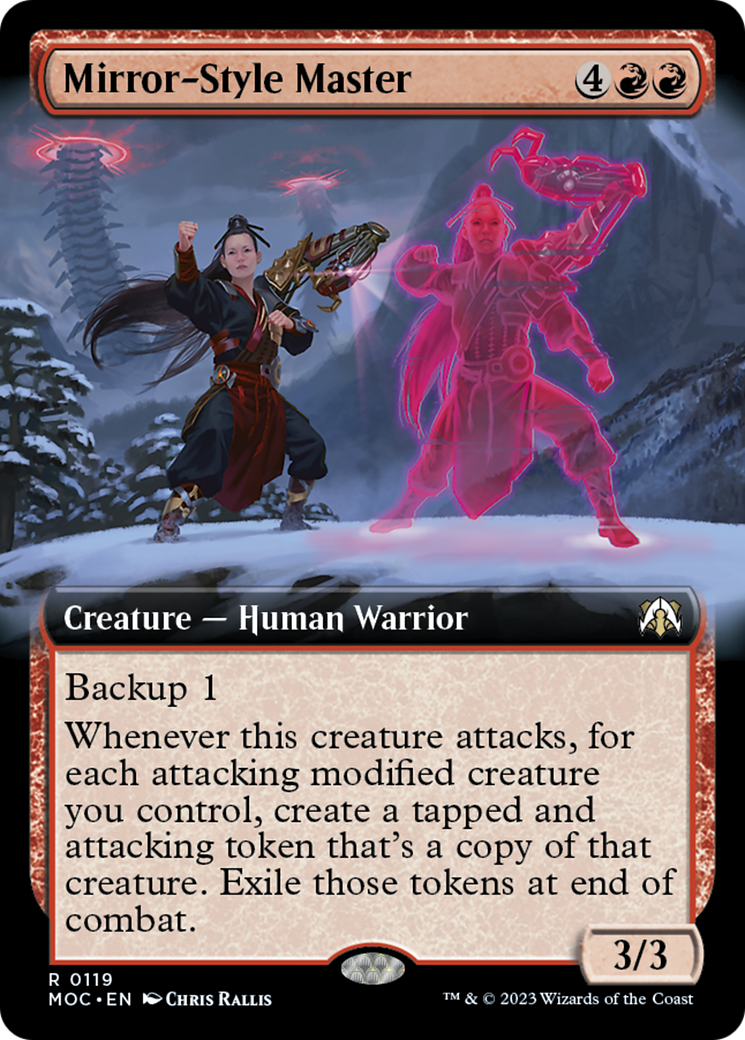 Mirror-Style Master (Extended Art) [March of the Machine Commander] | Grognard Games