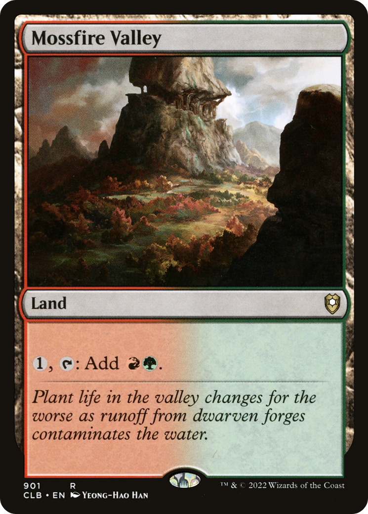 Mossfire Valley [Commander Legends: Battle for Baldur's Gate] | Grognard Games
