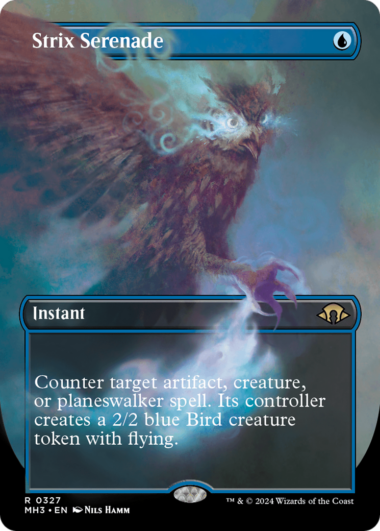 Strix Serenade (Borderless) [Modern Horizons 3] | Grognard Games