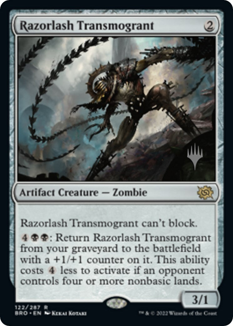 Razorlash Transmogrant (Promo Pack) [The Brothers' War Promos] | Grognard Games