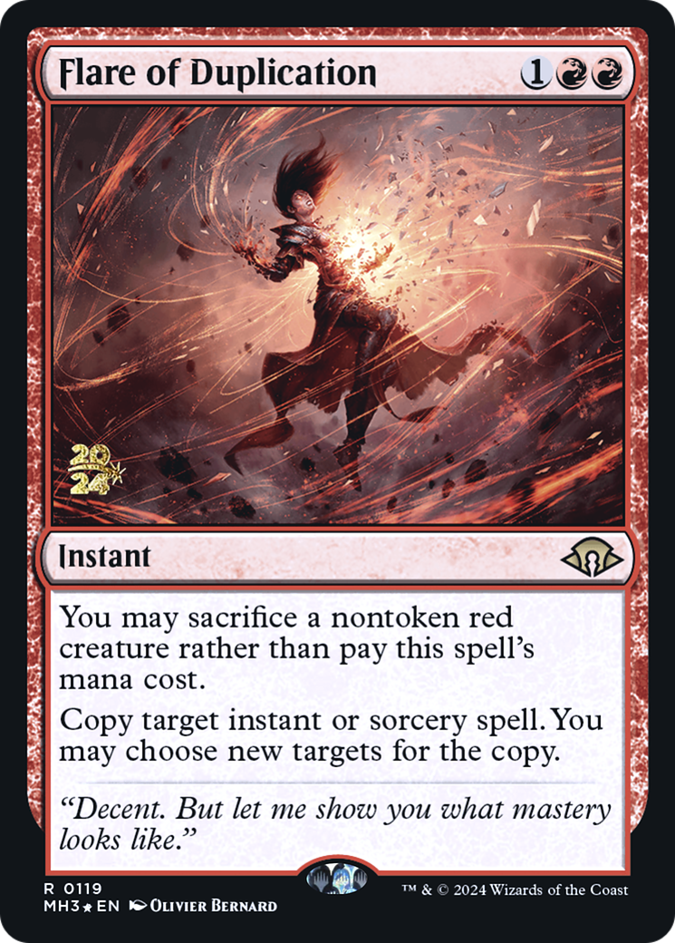 Flare of Duplication [Modern Horizons 3 Prerelease Promos] | Grognard Games