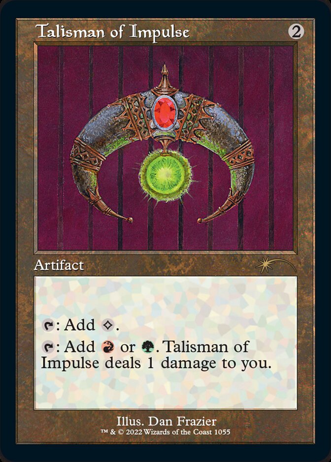 Talisman of Impulse (Foil Etched) [Secret Lair Drop Series] | Grognard Games