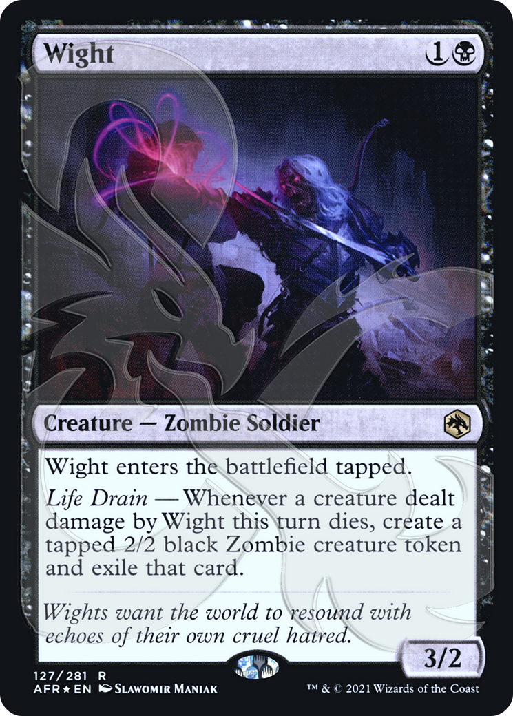 Wight (Ampersand Promo) [Dungeons & Dragons: Adventures in the Forgotten Realms Promos] | Grognard Games