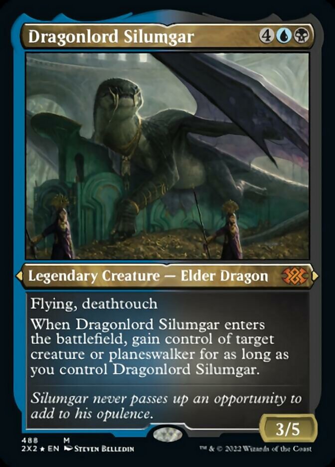 Dragonlord Silumgar (Foil Etched) [Double Masters 2022] | Grognard Games