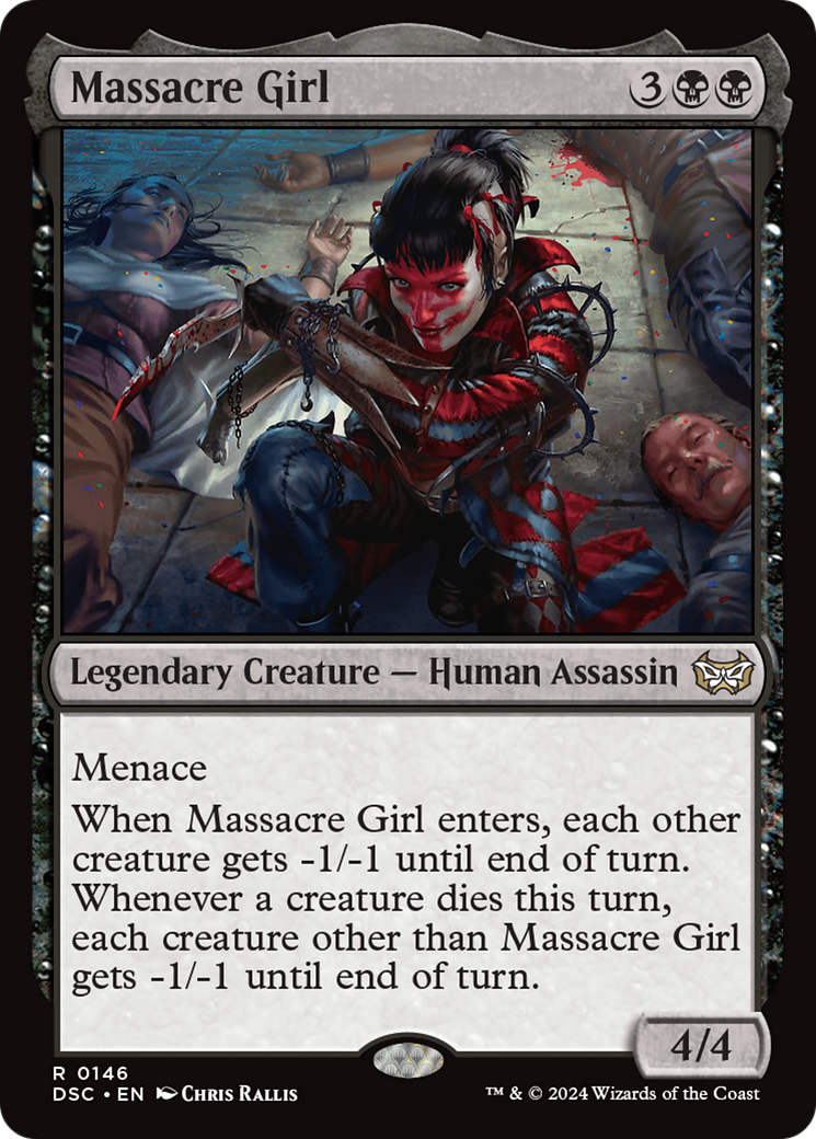 Massacre Girl [Duskmourn: House of Horror Commander] | Grognard Games