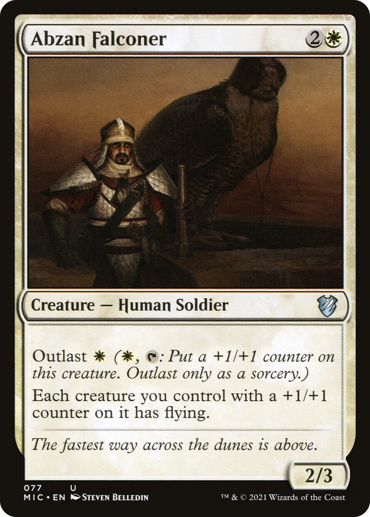 Abzan Falconer [Innistrad: Midnight Hunt Commander] | Grognard Games