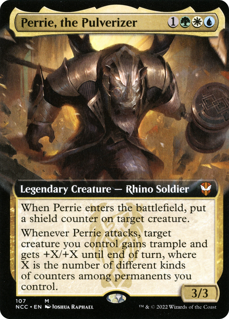 Perrie, the Pulverizer (Extended Art) [Streets of New Capenna Commander] | Grognard Games