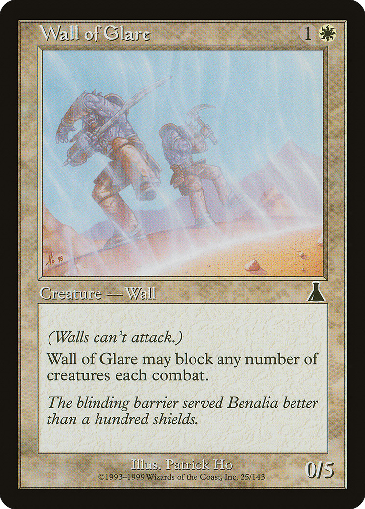 Wall of Glare [Urza's Destiny] | Grognard Games