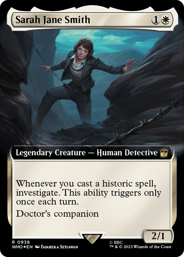 Sarah Jane Smith (Extended Art) (Surge Foil) [Doctor Who] | Grognard Games