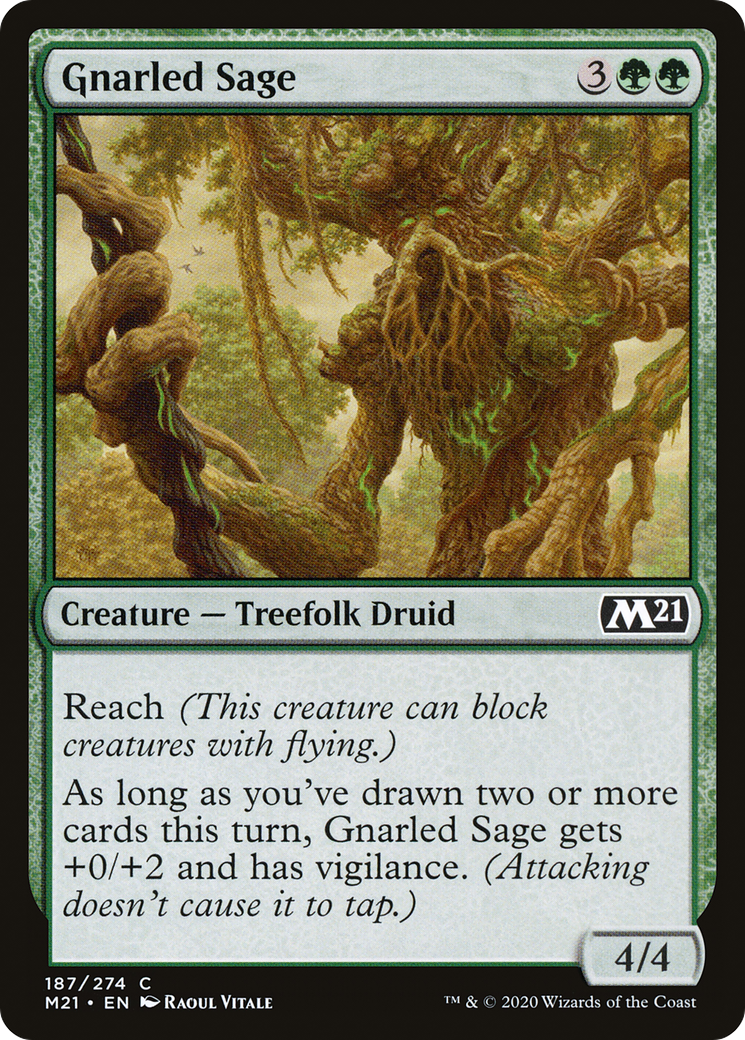 Gnarled Sage [Core Set 2021] | Grognard Games