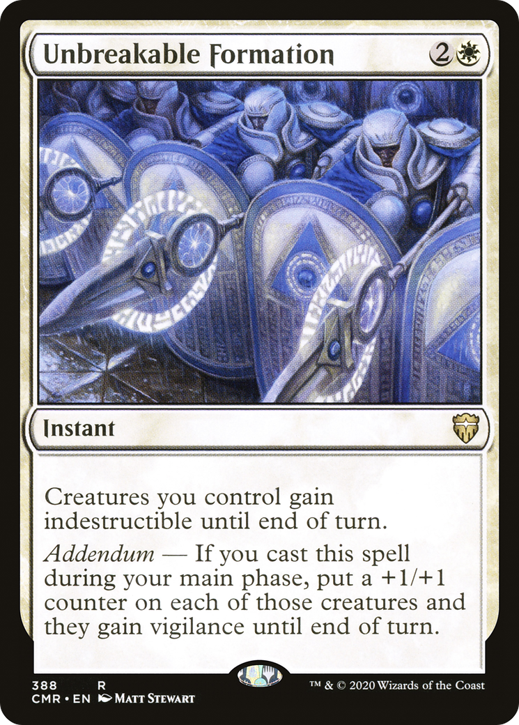 Unbreakable Formation [Commander Legends] | Grognard Games